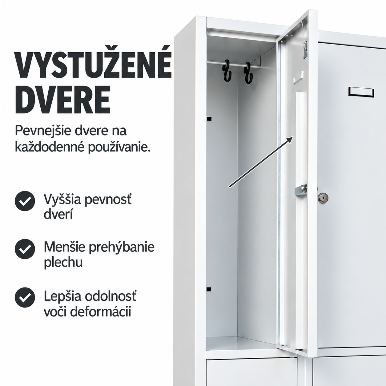 Vystužené dvere, vyššia pevnosť